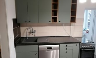 Montáž kuchyňské linky IKEA a skříň