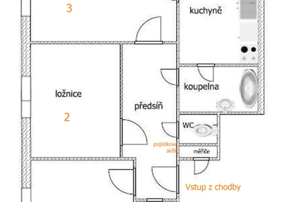 Sádrokartonové podhledy do panelákového bytu - cca 60-70m2