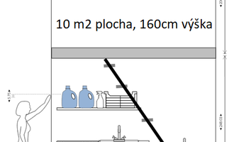 Malování bytu včetně kompletního úklidu ( vysoké stropy 3,80 m2) - stav před realizací