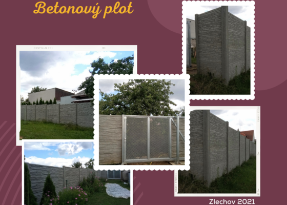 Betonový plot