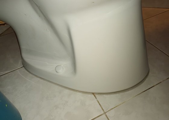 WC mísa - vyměnit upevňovací šrouby a silikon