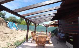 Pergola u domu cca 45m2, Holubice (okr. Vyškov)