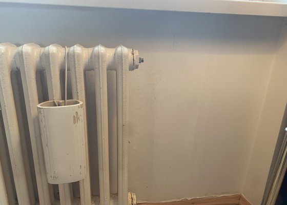 Oprava radiatoru - stav před realizací
