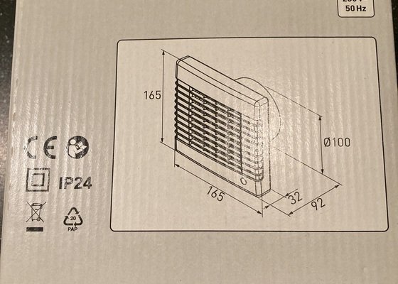 Oprava ventilátoru na wc