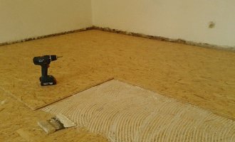 Renovace a pokládka nových parket, 2 pokoje, 60m2