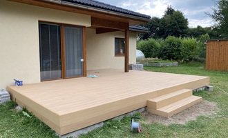 Montáž dřevoplastové terasy