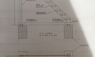 Venkovní pozinkovane schody - stav před realizací