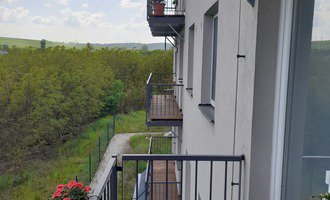 Instalace boční zástěny na balkon - stav před realizací