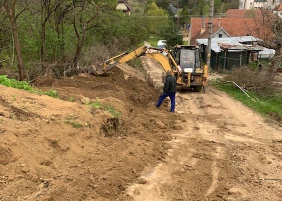 Vodovodní přípojka a vodoměrná šachta