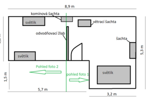 Izolace ploché střechy - stav před realizací