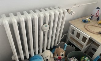 Výměna radiátorů v panelovém domě - stav před realizací