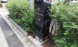 Nabíjecí stanice pro elektromobily - začištění trasy