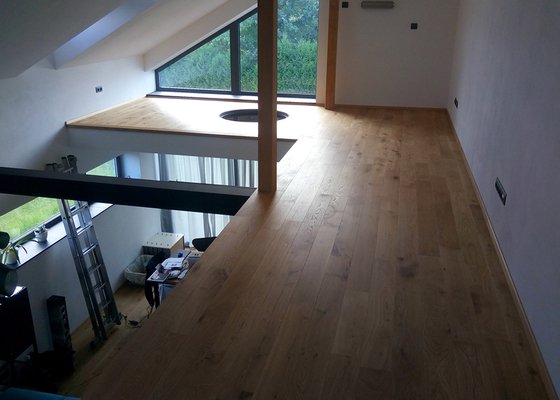 Dřevěná podlaha do novostavby