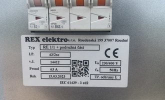 Výměna elektroměrového rozvaděče