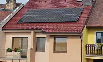 Instalace fotovoltaické elektrárny o výkonu 9,84 kWp