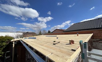 Rekonstrukce střechy garaže