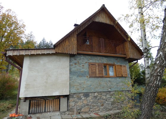 Natření/renovace dřevěného obložení chaty