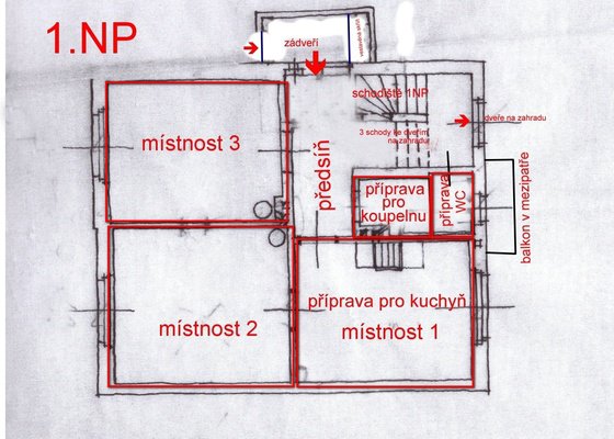 Rozvod vodoinstalace a topneho systemu vcetne podlahoveho topeni