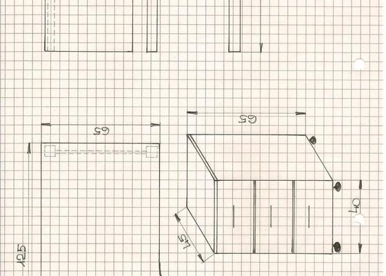 Kontejner s šuplíky pod pracovní desku - kopie dle původní zakázky