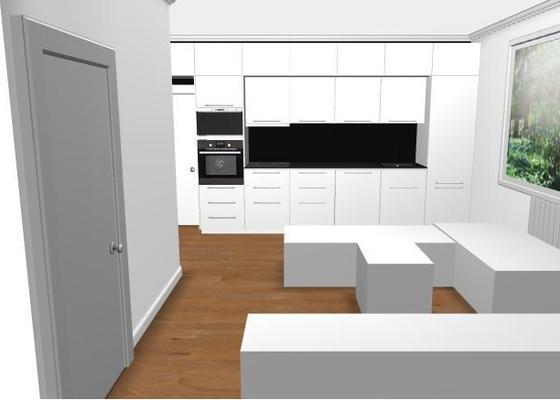 Montáž kuchyně Ikea + rozvod elektro- zásuvek 