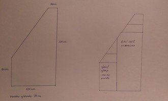Skříň pod schody na míru a (nebo) dětská postýlka - stav před realizací