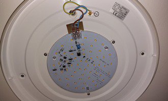 Výměna LED modulů ve stropních svítidlech - stav před realizací