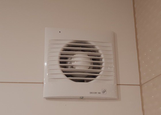 Oprava ventilátorů v koupelně a WC