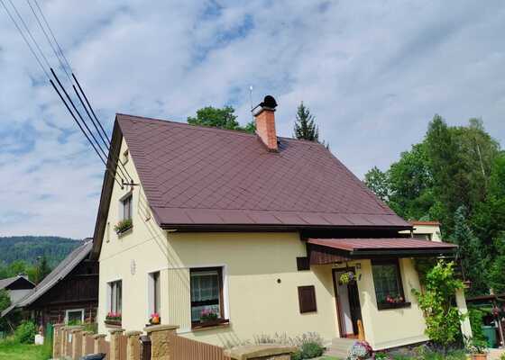 Renovace eternitové střechy.