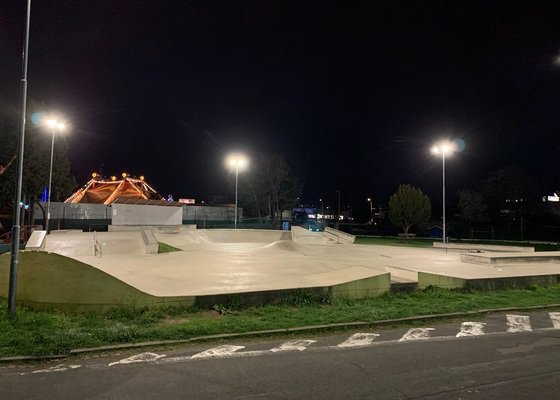 Osvětlení skatepark Brno