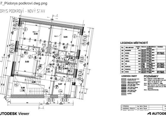 Malování bytu, 5 místností, 65 m²