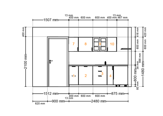 Montáž kuchyně IKEA