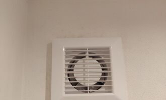 Instalace datové zásuvky + výměna ventilátoru na WC