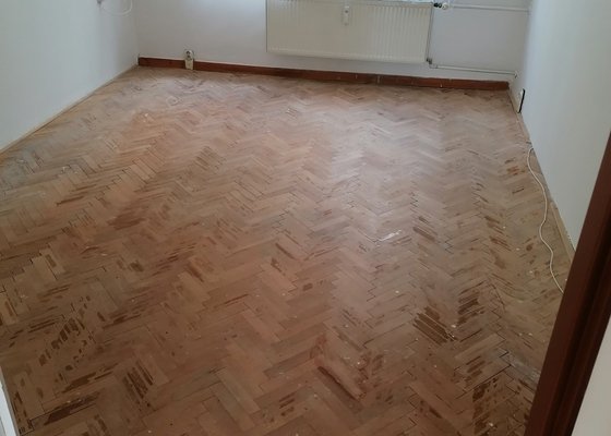 Výmalba bytu a renovace parket