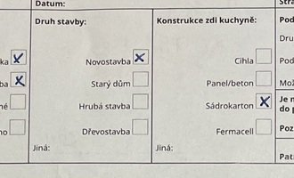 Příprava rozvodů pro kuchyň IKEA - stav před realizací