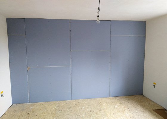 SDK akustické předstěny – 2×10m²