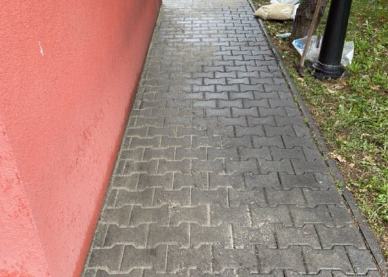 Přeskládání zámkové dlažby cca 10 m2