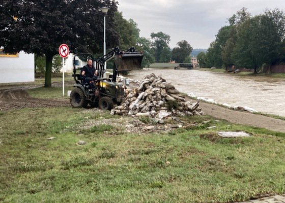 Úklid po povodni