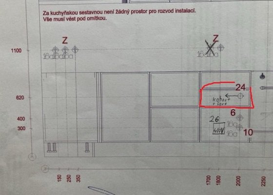 Uprava plynove instalaci v kuchyni