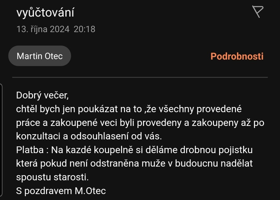 Rekonstrukce koupelny