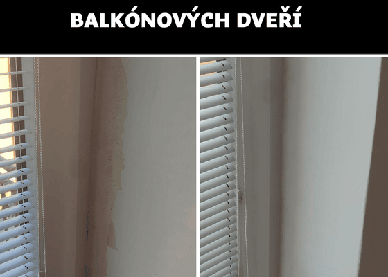 Oprava okolí balkónových dveří