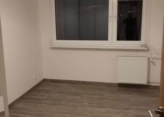 Vymalování bytu, 5 místností, 76 m²