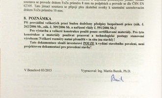 Hromosvod na novostavbu - stav před realizací