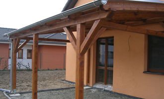 Pergola-zastřešení terasy RD