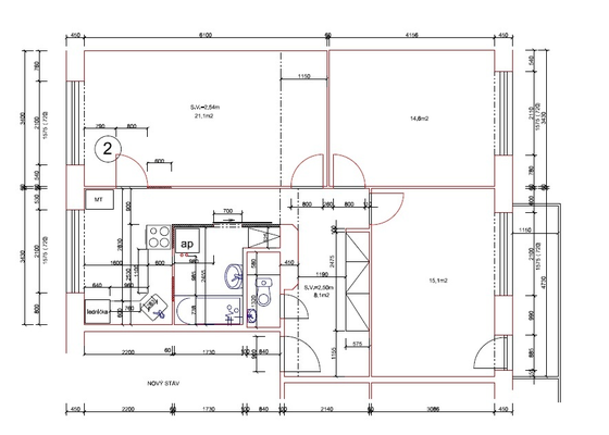 Kompletní rekonstrukce bytu 80m2