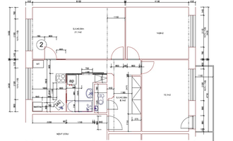 Kompletní rekonstrukce bytu 80m2 - stav před realizací