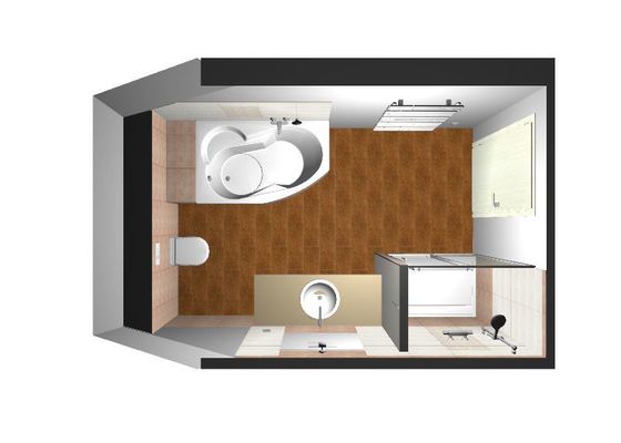 Realizace koupelny v rodinném domě včetně návrhu 3D