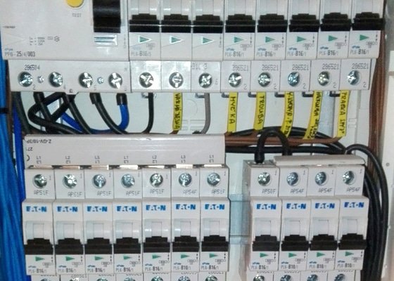 Rekonstrukce elektroinstalace ve zděném bytě 75m2